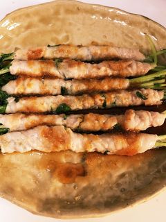 おろしポン酢豆苗豚バラ巻き-レシピのメイン写真