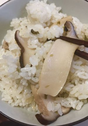 松茸風ご飯-レシピのメイン写真
