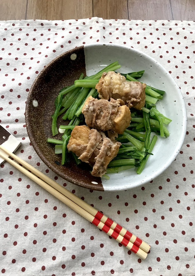 炊飯器で簡単♪豚肉の厚揚巻き-レシピのメイン写真