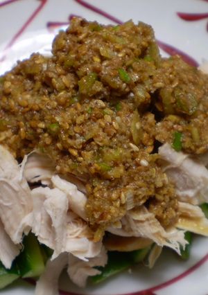 レンジで簡単 ささ身の棒々鶏風-レシピのメイン写真