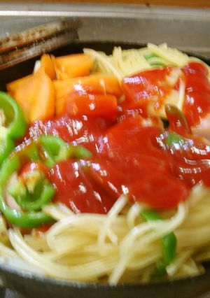 最高のケチャップでナポリタン-レシピのメイン写真