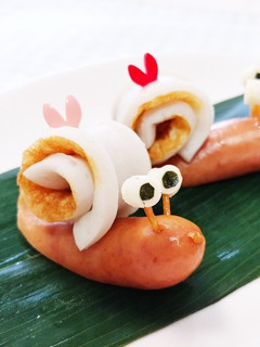お弁当、キャラ弁に♪ かたつむり-レシピのメイン写真