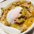 簡単豚丼、牛丼温泉卵乗せ☆