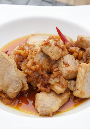 アンダルシア風豚ロース肉のアヒージョ-レシピのメイン写真