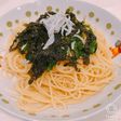しらすとほうれん草の韓国風?パスタ