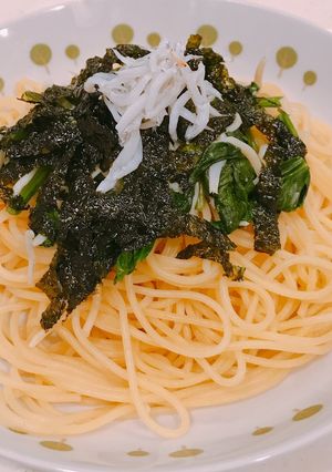しらすとほうれん草の韓国風？パスタ-レシピのメイン写真