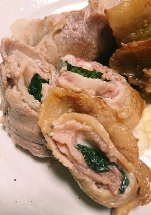 豚肉のシソチーズ包み巻き-レシピのメイン写真