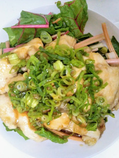 夏バテ防止に☆茹で鶏胸肉のにんにく醤油味-レシピのメイン写真
