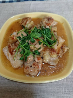 簡単!お酢と生姜の鶏モモ肉の甘辛焼き-レシピのメイン写真