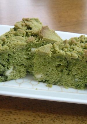 大好きな苺ちゃんのクランブルケーキ抹茶味-レシピのメイン写真