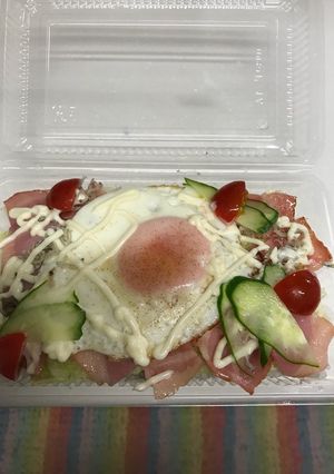 面倒な時の簡単マヨ弁-レシピのメイン写真