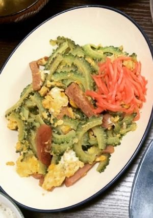 スパムでゴーヤーチャンプルー-レシピのメイン写真