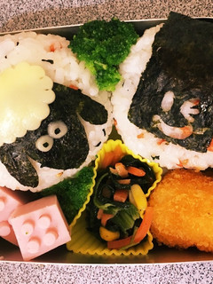 少食年中長男 キャラ弁ひつじのショーン-レシピのメイン写真
