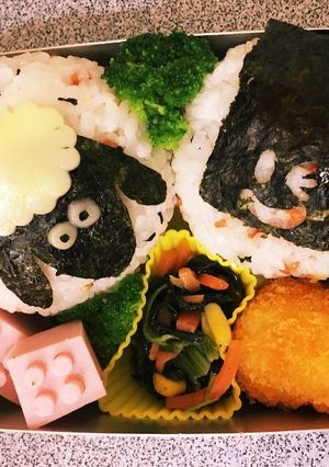 少食年中長男 キャラ弁ひつじのショーン-レシピのメイン写真
