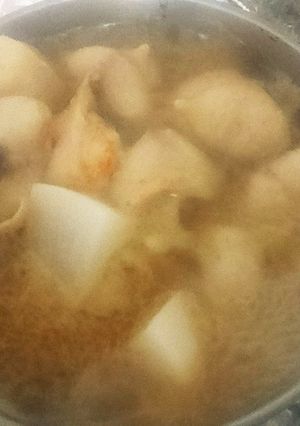 ぼんじりと大根の土手煮物-レシピのメイン写真