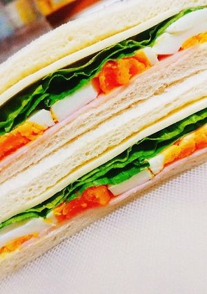 卵とレタスのサンドイッチ-レシピのメイン写真