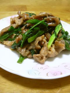 豚肉とにらのピリ辛炒め-レシピのメイン写真
