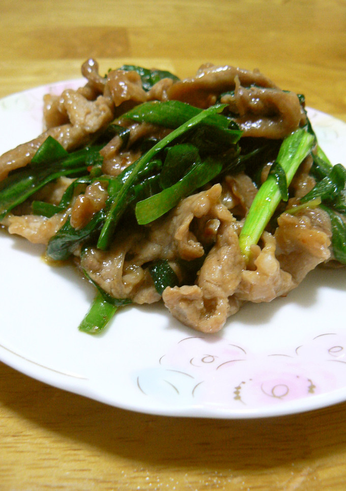 豚肉とにらのピリ辛炒め-レシピのメイン写真
