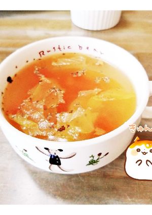 マクロビ☆レタスとトマトのスープ-レシピのメイン写真