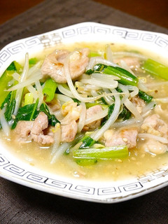 簡単!豚バラ小松菜の塩ダレ煮-レシピのメイン写真