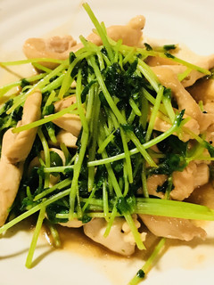 簡単☆鶏肉と豆苗のオイスターソース炒め-レシピのメイン写真