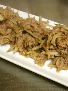 ささがき牛蒡とシーチキンの炒めもの!-レシピのメイン写真