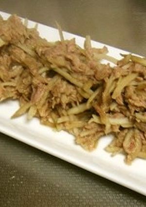 ささがき牛蒡とシーチキンの炒めもの!-レシピのメイン写真