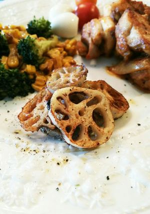 お弁当用 れんこんのアンチョビ炒め-レシピのメイン写真