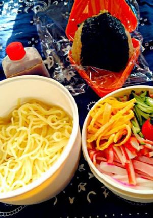 中学男子弁当(14)冷やし中華-レシピのメイン写真