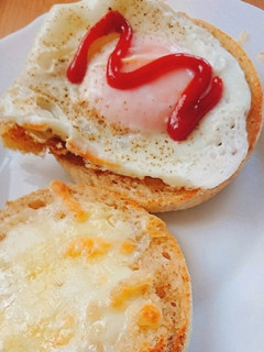 朝食に☆エッグマフィンサンド♪-レシピのメイン写真