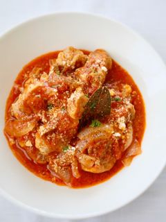 簡単メーン料理【チキンのトマト煮】-レシピのメイン写真
