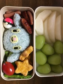 ポケモン アシマリのキャラ弁-レシピのメイン写真