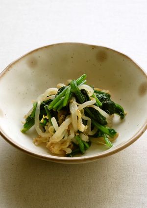 ほうれん草ともやしのごま和え-レシピのメイン写真