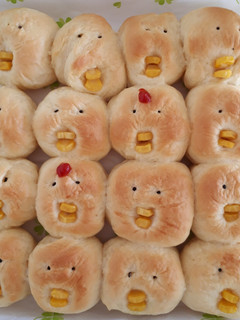 にわとり★ひよこ 親子ちぎりパン-レシピのメイン写真