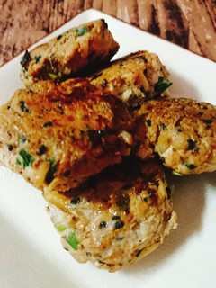 豚ひき肉とモヤシのつくね焼き-レシピのメイン写真