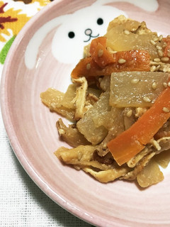 大根のゴマ味噌きんぴら★-レシピのメイン写真