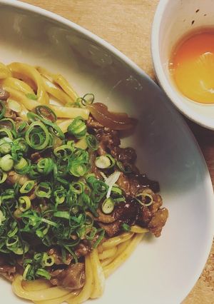 九条ねぎたっぷり焼きカレーうどん-レシピのメイン写真