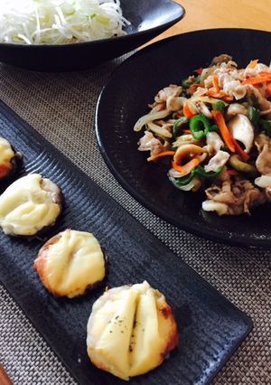 しいたけチーズ焼き-レシピのメイン写真