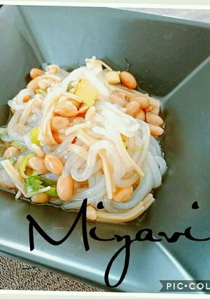 夏にさっぱり♪ヘルシー白滝納豆ポン酢♡-レシピのメイン写真
