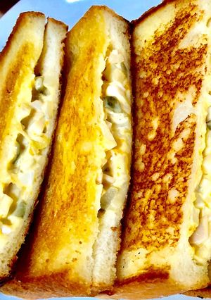 簡単ホット玉子サンド-レシピのメイン写真