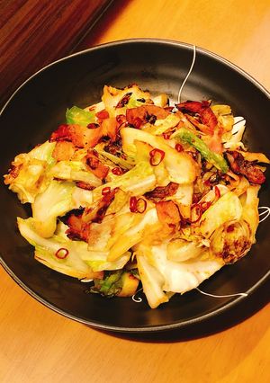 ◆キャベツたっぷり♪ペペロンチーノ風◆-レシピのメイン写真