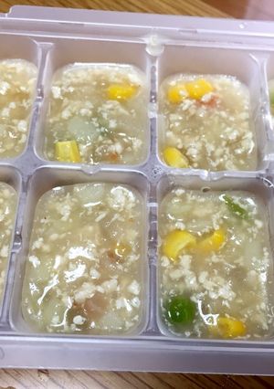 【離乳食中期〜】大人用も！野菜のそぼろ餡-レシピのメイン写真