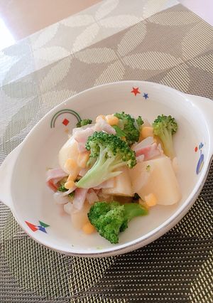 じゃが芋コンソメバター蒸し✤レンジだけ-レシピのメイン写真