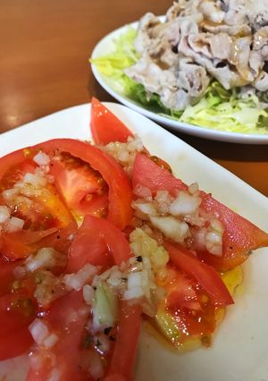 トマトのカルパッチョと豚しゃぶ-レシピのメイン写真