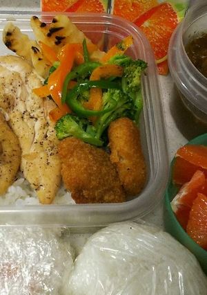 カレーのお弁当-レシピのメイン写真