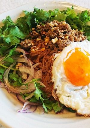 パクチーたっぷりふるるビビン冷麺-レシピのメイン写真
