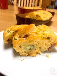 そら豆のケークサレ-レシピのメイン写真
