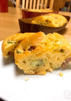 そら豆のケークサレ-レシピのメイン写真