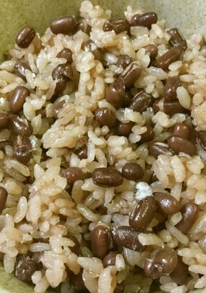 炊飯器で簡単✨もち米無し小豆たっぷり赤飯-レシピのメイン写真