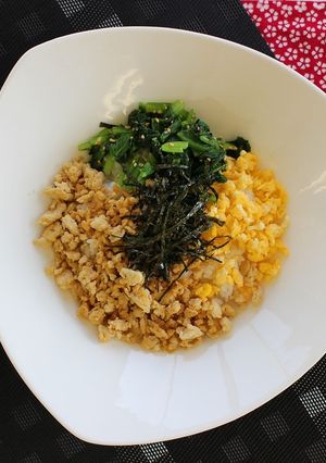 3色そぼろ丼-レシピのメイン写真